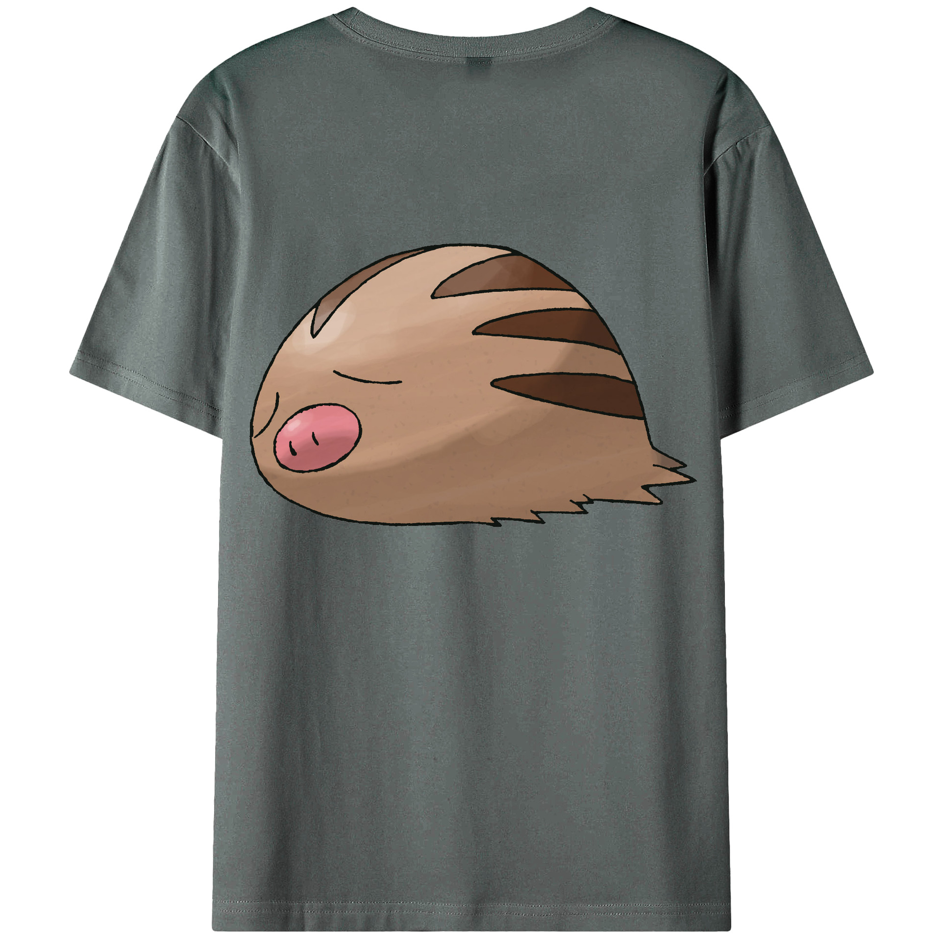 （画像用） ポケットモンスター Pokémon 綿100％ メンズ半袖Tシャツ（バックプリント） 通気性